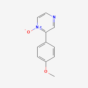 molecular formula C11H10N2O2 B14196930 2-(4-methoxyphenyl)pyrazine N-oxide CAS No. 922525-03-9