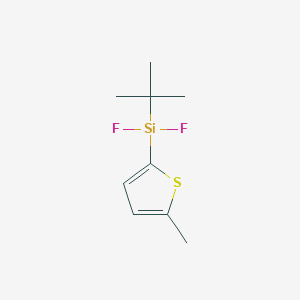 molecular formula C9H14F2SSi B14196985 tert-Butyl(difluoro)(5-methylthiophen-2-yl)silane CAS No. 847982-51-8
