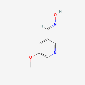 molecular formula C7H8N2O2 B1419702 N-[(5-Methoxypyridin-3-YL)methylidene]hydroxylamine CAS No. 1087659-31-1