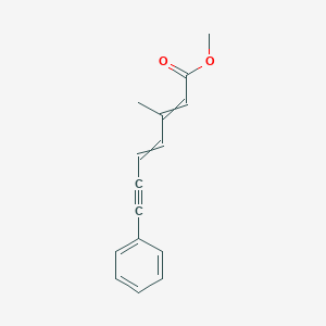 molecular formula C15H14O2 B14197059 Methyl 3-methyl-7-phenylhepta-2,4-dien-6-ynoate CAS No. 919090-55-4