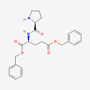 molecular formula C24H28N2O5 B14197072 Dibenzyl L-prolyl-L-glutamate CAS No. 842120-60-9