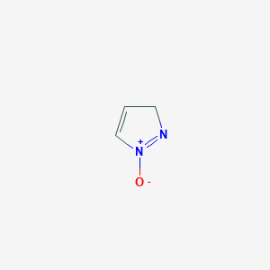 molecular formula C3H4N2O B14197106 1-Oxo-3H-1lambda~5~-pyrazole CAS No. 921604-85-5