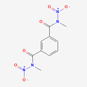 molecular formula C10H10N4O6 B14197154 N~1~,N~3~-Dimethyl-N~1~,N~3~-dinitrobenzene-1,3-dicarboxamide CAS No. 851380-20-6