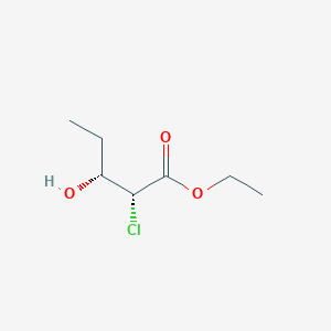 molecular formula C7H13ClO3 B14197209 Ethyl (2R,3R)-2-chloro-3-hydroxypentanoate CAS No. 832110-39-1