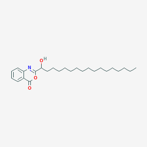 molecular formula C25H39NO3 B14197232 2-(1-Hydroxyheptadecyl)-4H-3,1-benzoxazin-4-one CAS No. 917764-59-1