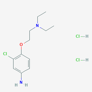 3-Chloro-4-[2-(diethylamino)ethoxy]aniline dihydrochloride