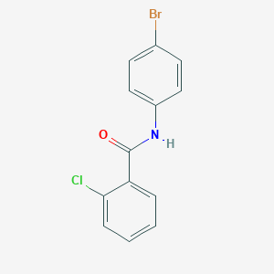 molecular formula C13H9BrClNO B141973 N-(4-Bromophenyl)-2-chloro-benzamide CAS No. 66569-05-9