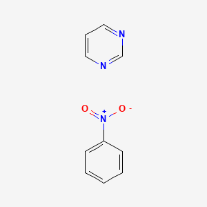 molecular formula C10H9N3O2 B14197325 Nitrobenzene--pyrimidine (1/1) CAS No. 835653-04-8