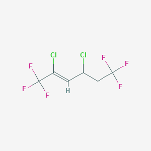 molecular formula C6H4Cl2F6 B1419740 2,4-二氯-1,1,1,6,6,6-六氟-2-己烯 CAS No. 885275-95-6