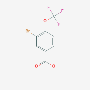 molecular formula C9H6BrF3O3 B1419741 3-溴-4-(三氟甲氧基)苯甲酸甲酯 CAS No. 1131594-45-0