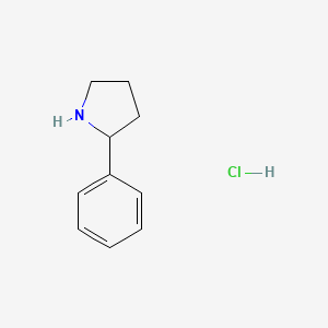 molecular formula C10H14ClN B1419742 2-苯基吡咯烷盐酸盐 CAS No. 56586-12-0