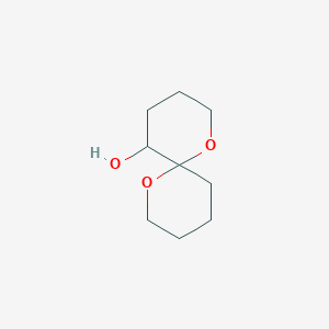 molecular formula C9H16O3 B14197433 1,7-Dioxaspiro[5.5]undecan-5-ol CAS No. 870676-53-2