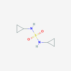 molecular formula C6H12N2O2S B14197444 N-(Cyclopropylsulfamoyl)Cyclopropanamine CAS No. 923271-25-4