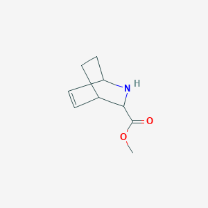 molecular formula C9H13NO2 B1419748 Methyl 2-azabicyclo[2.2.2]oct-5-ene-3-carboxylate CAS No. 748723-37-7
