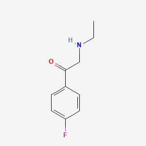 molecular formula C10H12FNO B14197486 2-(Ethylamino)-1-(4-fluorophenyl)ethan-1-one CAS No. 920803-95-8