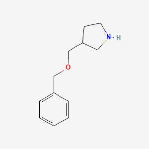 B1419756 3-[(Benzyloxy)methyl]pyrrolidine CAS No. 933758-97-5