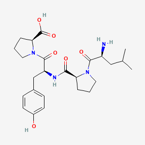molecular formula C25H36N4O6 B14197574 L-Leucyl-L-prolyl-L-tyrosyl-L-proline CAS No. 875271-99-1