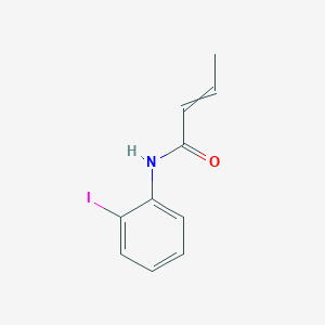 molecular formula C10H10INO B14197625 N-(2-iodophenyl)but-2-enamide CAS No. 918334-77-7