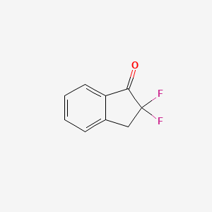 molecular formula C9H6F2O B1419763 2,2-Difluoro-2,3-dihydro-1H-inden-1-one CAS No. 874279-86-4