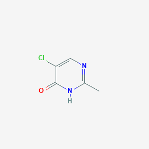 molecular formula C5H5ClN2O B1419764 5-Chloro-2-methylpyrimidin-4(3H)-one CAS No. 26732-04-7