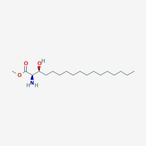 molecular formula C18H37NO3 B14197665 methyl (2R,3S)-2-amino-3-hydroxyheptadecanoate CAS No. 922193-19-9