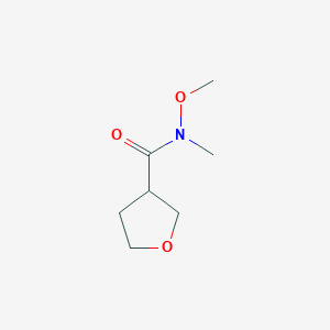N-methoxy-N-methyltetrahydrofuran-3-carboxamide