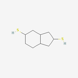molecular formula C9H16S2 B14197693 Octahydro-1H-indene-2,5-dithiol CAS No. 831225-32-2
