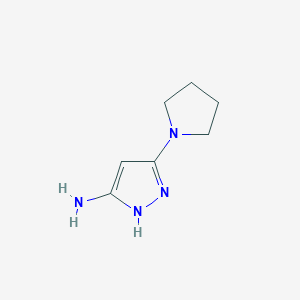 5-(pyrrolidin-1-yl)-1H-pyrazol-3-amine
