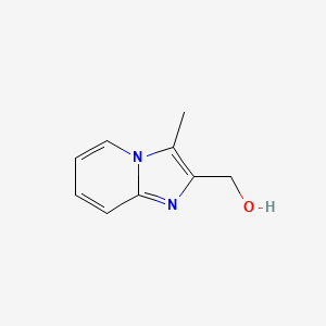 molecular formula C9H10N2O B1419779 (3-Methylimidazo[1,2-a]pyridin-2-yl)methanol CAS No. 668275-46-5