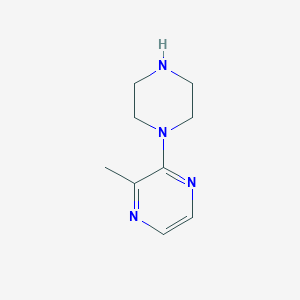 molecular formula C9H14N4 B1419782 2-Methyl-3-(piperazin-1-yl)pyrazine CAS No. 93263-83-3