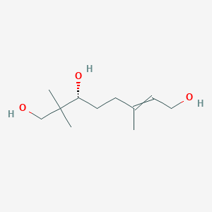 molecular formula C11H22O3 B14197827 (3R)-2,2,6-trimethyloct-6-ene-1,3,8-triol CAS No. 845734-48-7