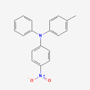 molecular formula C19H16N2O2 B1419783 4-methyl-N-(4-nitrophenyl)-N-phenylaniline CAS No. 894430-73-0