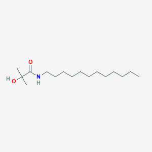 molecular formula C16H33NO2 B14197855 N-Dodecyl-2-hydroxy-2-methylpropanamide CAS No. 847475-34-7