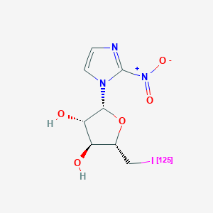 molecular formula C8H10IN3O5 B141979 Iodoazomycin arabinoside CAS No. 138172-12-0