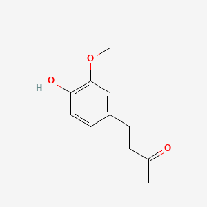 molecular formula C12H16O3 B1419794 4-(3-Ethoxy-4-hydroxyphenyl)-2-butanone CAS No. 569646-79-3