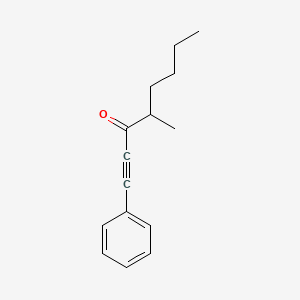 molecular formula C15H18O B14197968 4-Methyl-1-phenyloct-1-YN-3-one CAS No. 918638-76-3