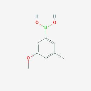 molecular formula C8H11BO3 B1419798 (3-Methoxy-5-methylphenyl)boronic acid CAS No. 725251-81-0