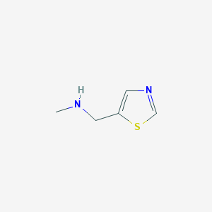 molecular formula C5H8N2S B1419800 甲基噻唑-5-基甲胺 CAS No. 933751-05-4