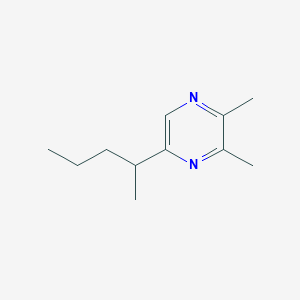 molecular formula C11H18N2 B1419804 2,3-Dimethyl-5-(pentan-2-yl)pyrazine CAS No. 75492-04-5
