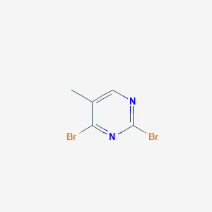 molecular formula C5H4Br2N2 B1419807 2,4-Dibromo-5-methylpyrimidine CAS No. 494194-61-5