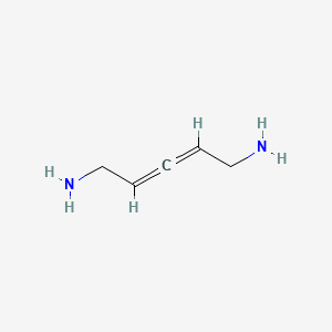molecular formula C5H10N2 B14198083 Penta-2,3-diene-1,5-diamine CAS No. 918871-98-4