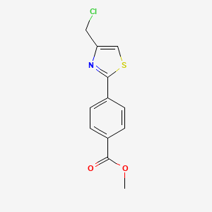 Methyl 4-[4-(chloromethyl)-1,3-thiazol-2-yl]benzoate