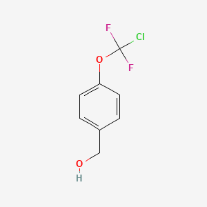 molecular formula C8H7ClF2O2 B1419811 [4-(Chlorodifluoromethoxy)phenyl]methanol CAS No. 50823-88-6