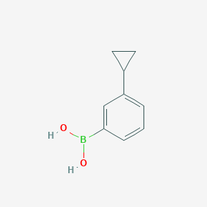 molecular formula C9H11BO2 B1419813 (3-Cyclopropylphenyl)boronic acid CAS No. 1049730-10-0