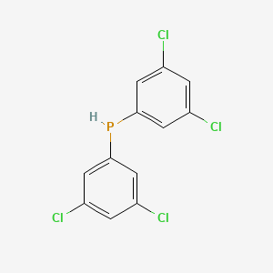 molecular formula C12H7Cl4P B14198130 Bis(3,5-dichlorophenyl)phosphane 