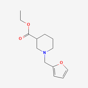 Ethyl 1-(2-furylmethyl)piperidine-3-carboxylate