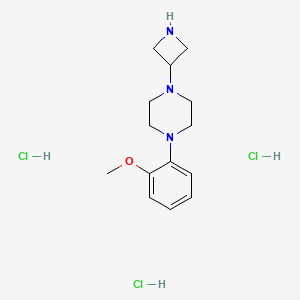 3-[4-(2-Methoxyphenyl)piperazinyl]azetidine trihydrochloride
