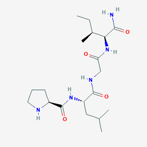 molecular formula C19H35N5O4 B14198207 L-Prolyl-L-leucylglycyl-L-isoleucinamide CAS No. 846021-82-7