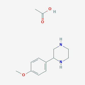 2-(4-Methoxyphenyl)piperazine acetate
