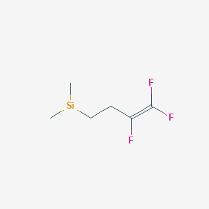 molecular formula C6H10F3Si B14198238 CID 78066850 